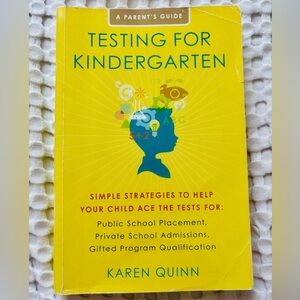Parent’s Guide: Testing for Kindergarten Prep Book by Karen Quinn 💚SALE 3/$25